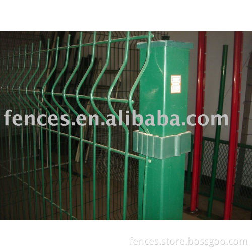 pvc coated welded fence with 50X50mm square post